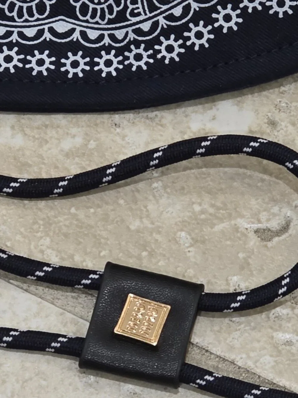 Mui Mui Bandana Print Cotton Bucket Hat